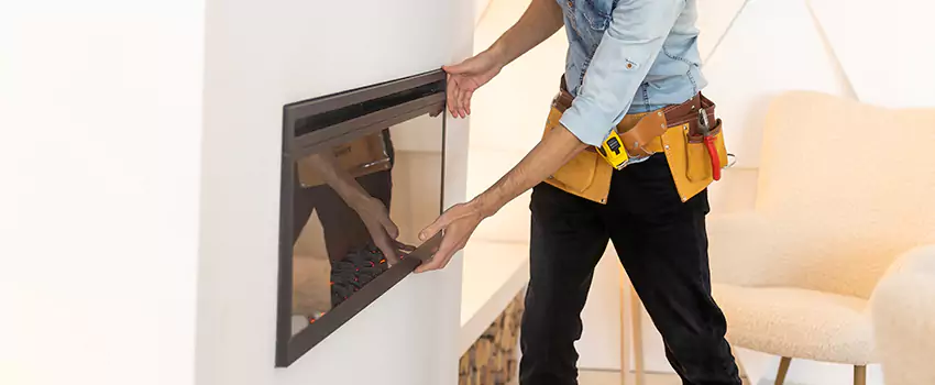 Metal Fireplace Installation in Cleveland, Ohio