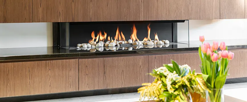 Double-height Fireplace Design Refurbishment in Cleveland, Ohio