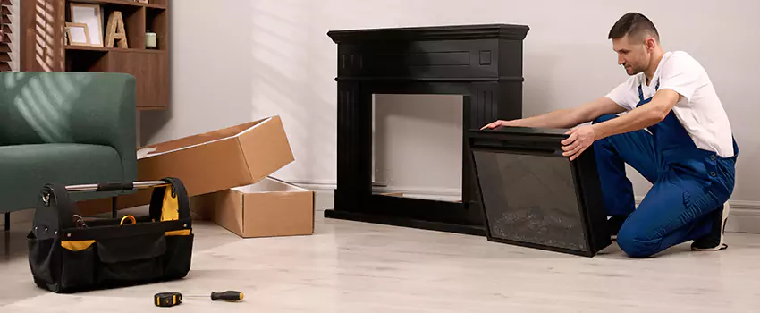 Old Rusted Metal Fireplace Repair And Replacement in Cleveland, OH